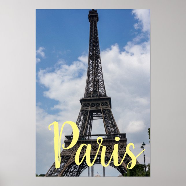 Eiffel Tower Paris Poster (Front)