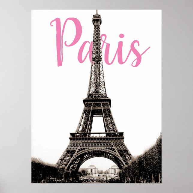 Eiffel Tower Paris Poster (Front)