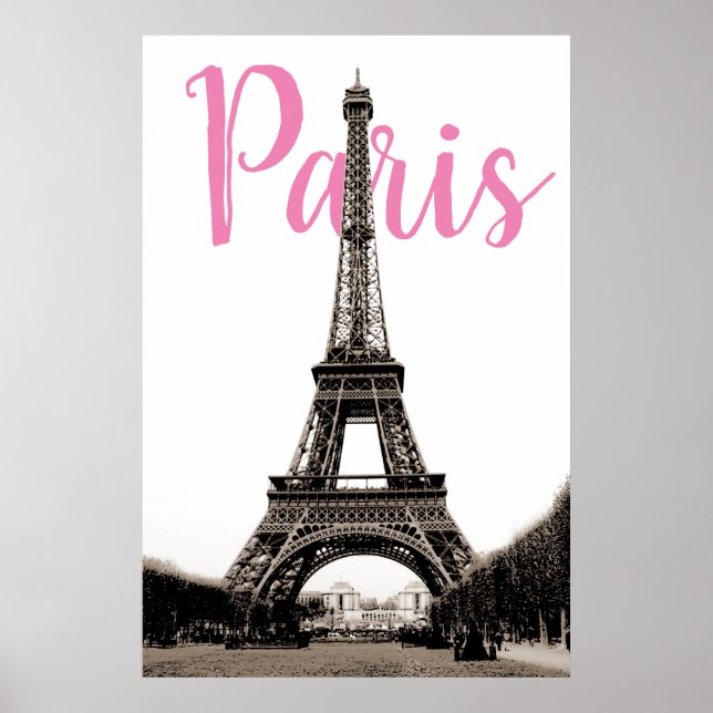 Eiffel Tower Paris Poster (Front)