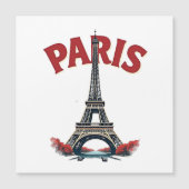 Eiffel Tower, Paris, retro (Front)