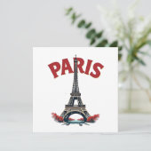 Eiffel Tower, Paris, retro (Standing Front)