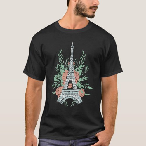 Eiffel Tower Paris Sign Of Love France Parisian Fr T_Shirt