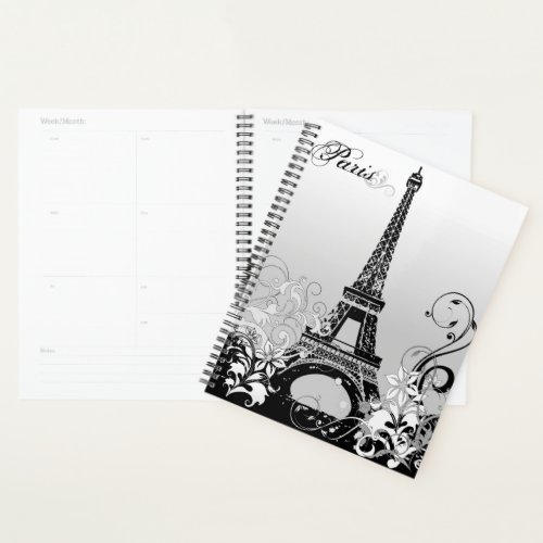 Eiffel Tower Paris Spiral Planner