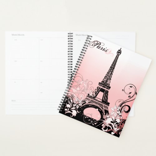 Eiffel Tower Paris Spiral Planner