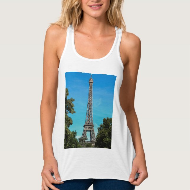 Eiffel tower, Paris Tank Top (Front)