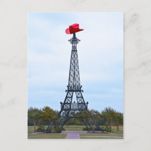 Eiffel Tower, Paris, Texas Postcard