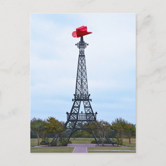 Eiffel Tower, Paris, Texas Postcard (Front)