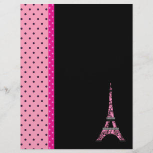 Eiffel Tower Paris Theme Scrapbook Paper