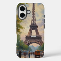 Eiffel Tower Paris Travel Vintage Retro Art