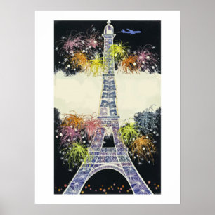 Eiffel Tower Paris, Traveler gift Poster