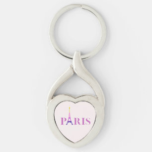 Eiffel Tower-Paris-Vibrant and Colorful- Keychain