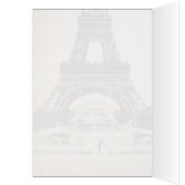 Eiffel Tower Paris Vintage Collage Cards (Inside (Left))