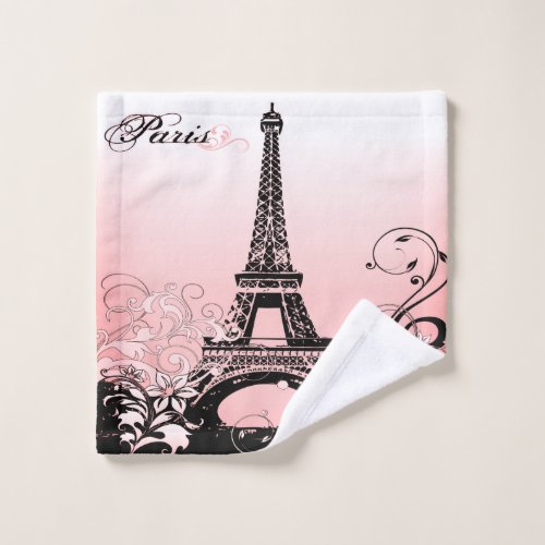 Eiffel Tower Paris Wash Cloth