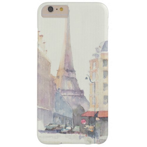 Eiffel Tower  Paris Watercolor Barely There iPhone 6 Plus Case