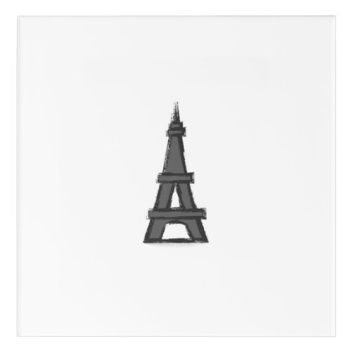 Eiffel Tower Parisian Explorer Acrylic Print