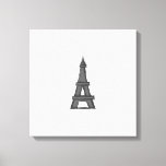 Eiffel Tower Parisian Explorer Canvas Print<br><div class="desc">A youthful depiction of the infamous Eiffel Tower.</div>