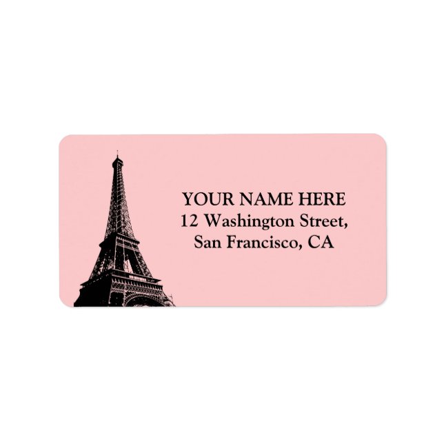 Eiffel Tower - Parisian Mermories Label (Front)