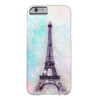 Eiffel Tower Pastel Barely There Iphone 6 Case by OrganicSaturation at Zazzle
