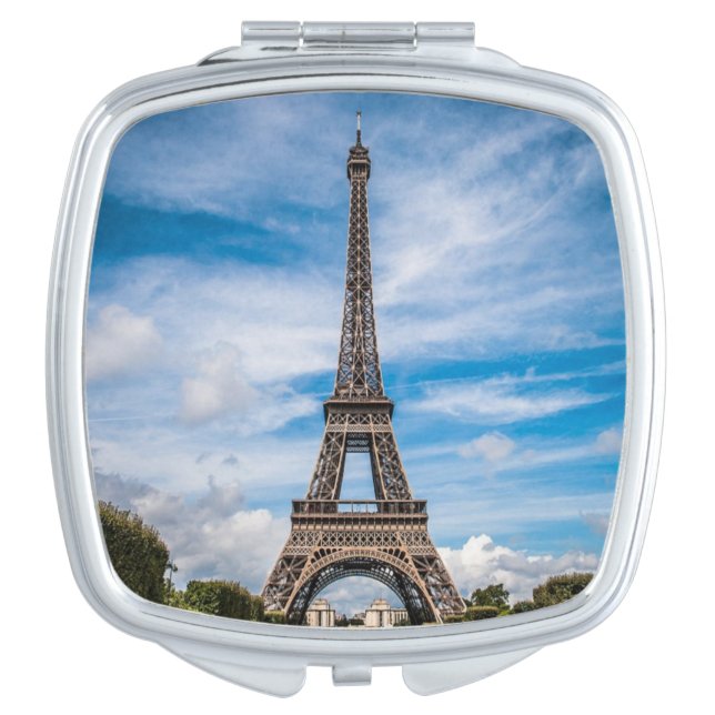 Eiffel tower photo compact mirror (Front)