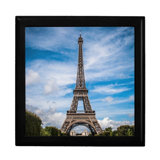 Eiffel tower photo gift box (Front)