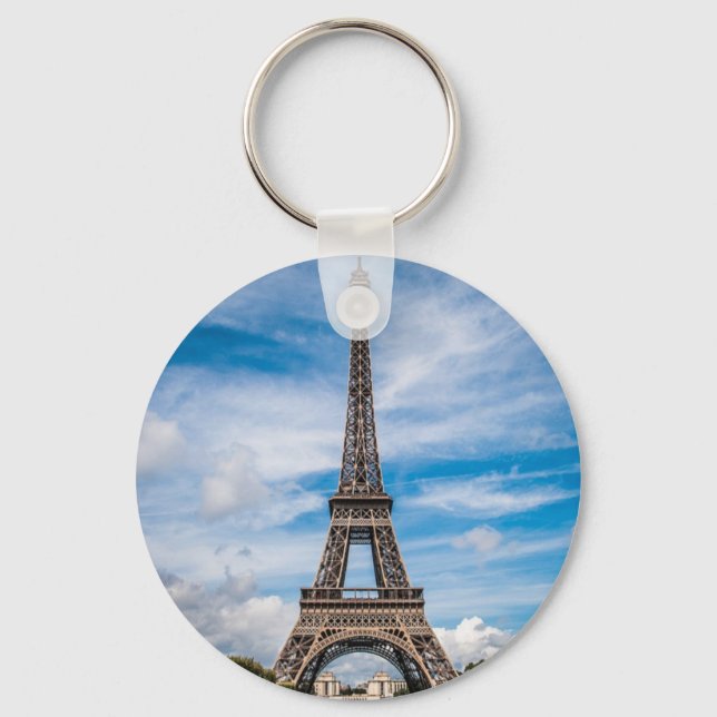 Eiffel tower photo keychain (Front)