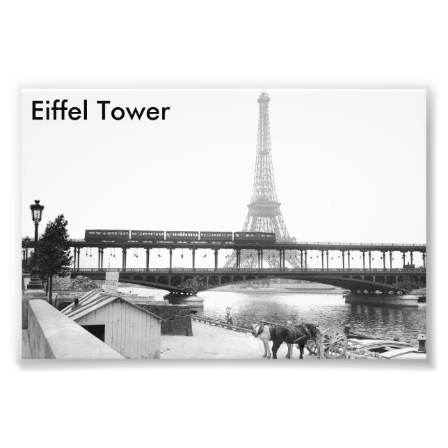 Eiffel Tower Photo Print (Front)