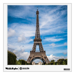 Eiffel tower photo wall decal