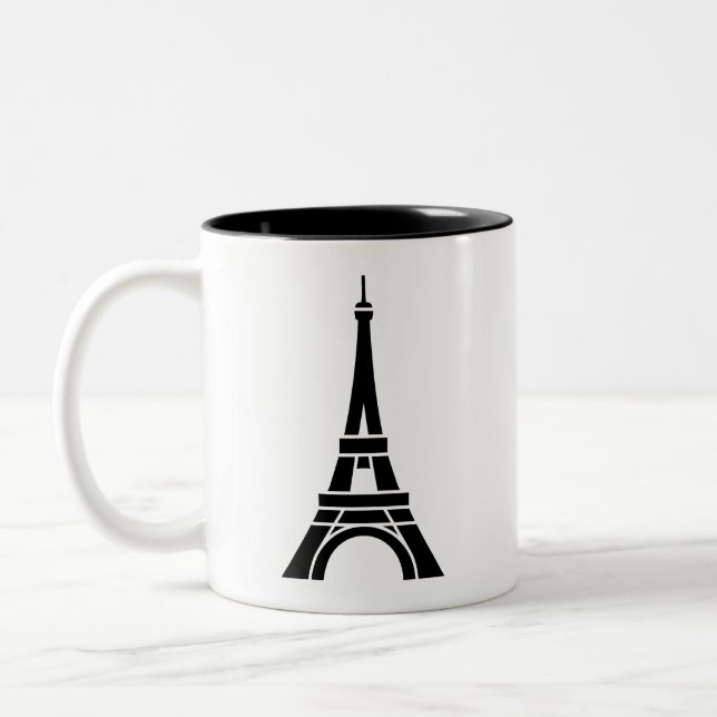 Eiffel Tower Pictogram Mug (Left)