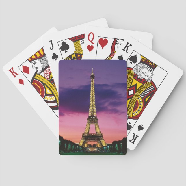Eiffel Tower playing cards (Back)