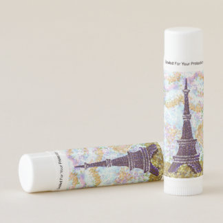 Eiffel Tower pointillism inspired landscape Lip Balm