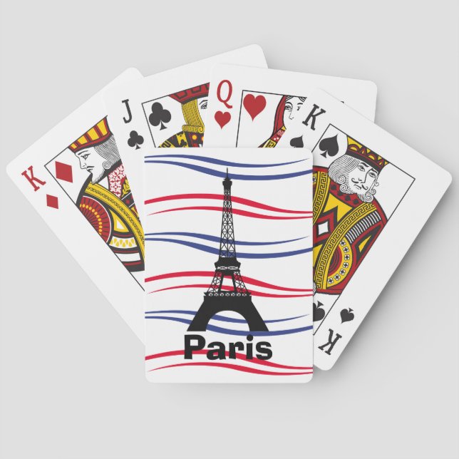 Eiffel Tower Poker Cards (Back)