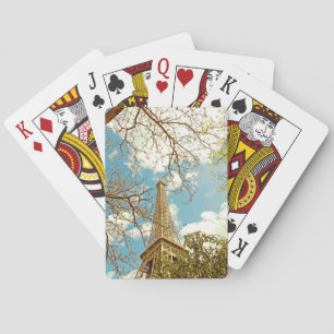 Eiffel tower poker cards