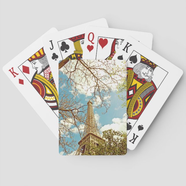 Eiffel tower poker cards (Back)