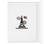 Eiffel Tower Postage - Card (Inside (Left))