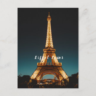 Eiffel Tower Postcard