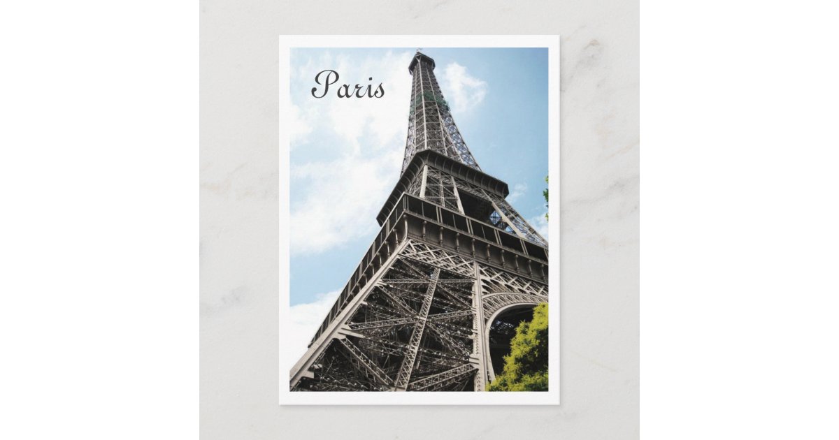 Eiffel Tower Postcard | Zazzle