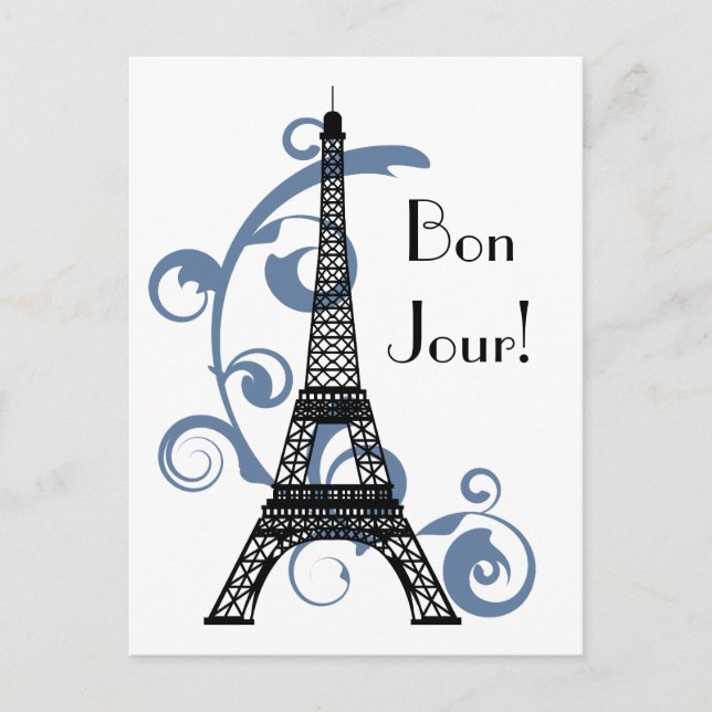 Eiffel Tower Postcard (Front)