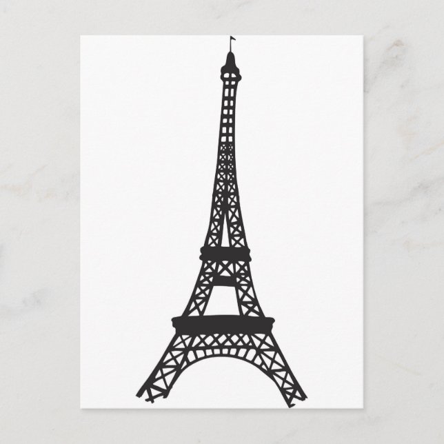 Eiffel Tower Postcard (Front)