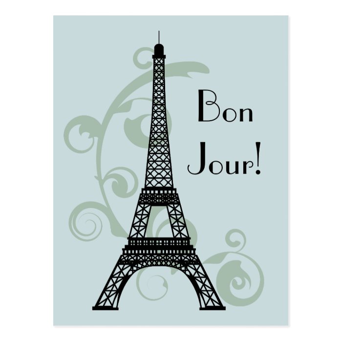 Eiffel Tower Postcard