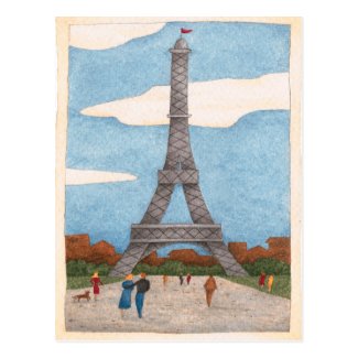 Eiffel Tower - Postcard