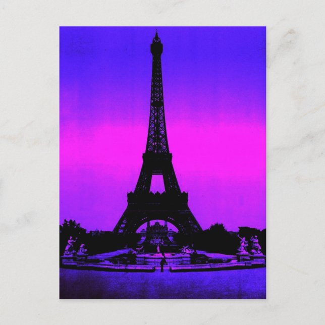 Eiffel Tower Postcard (Front)