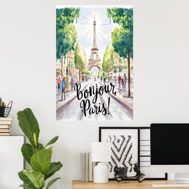 Eiffel Tower Poster (Home Office)