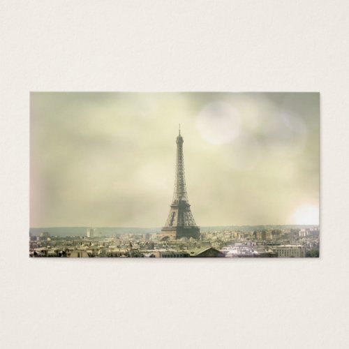 Eiffel Tower Profile Card Business Card Templates