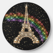 Eiffel Tower & Rainbow Wireless Charger (Front)