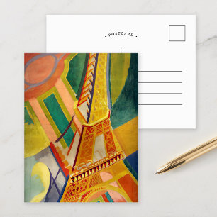 Eiffel Tower Robert Delaunay Postcard