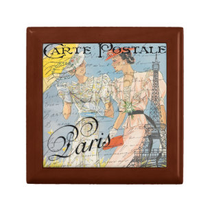 Eiffel Tower Romance,Vintage Parisian Dreams Gift Box