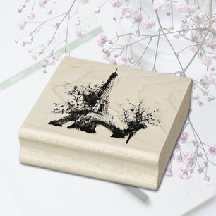 Eiffel Tower Rubber Stamp