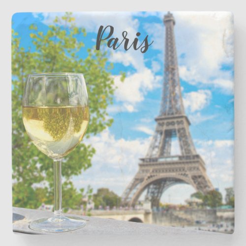 Eiffel tower shot glass stone coaster