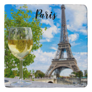 Eiffel tower shot glass trivet