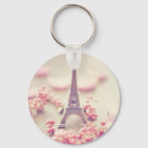Eiffel tower simple key chain. keychain